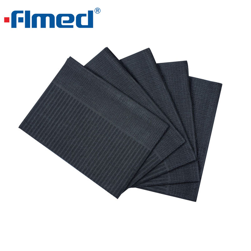 FLMed Dental Patient Lätzchen schwarz 500/Fall