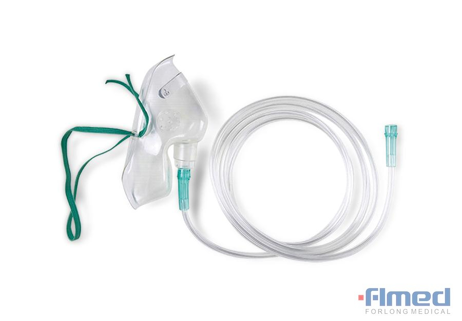 Einweg-Sauerstoffmaske, medizinische Sauerstoffmaske, Atemmaske