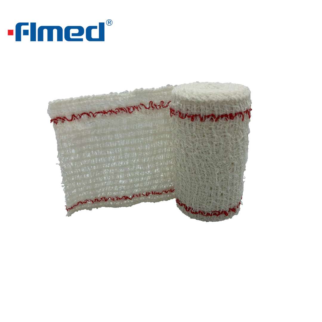 100% hochwertiges Baumwollcrepp-Verband von 7,5 cm