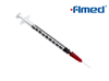 1ml Insulinspritze & Nadel 29g x 13mm rot